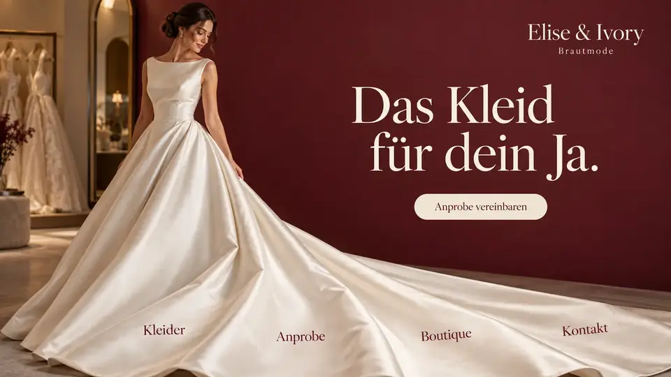 Design-Idee Brautmode
