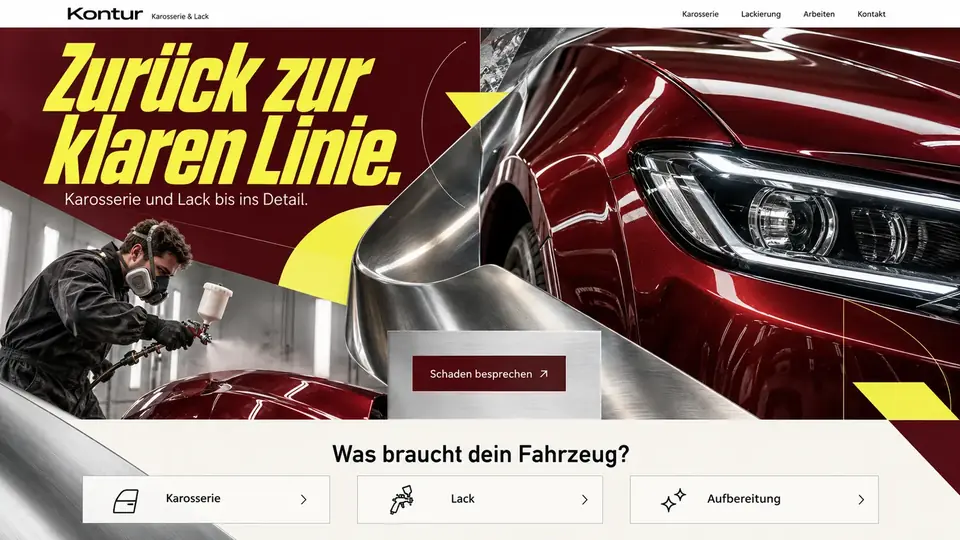Design-Idee Karosserie und Lack