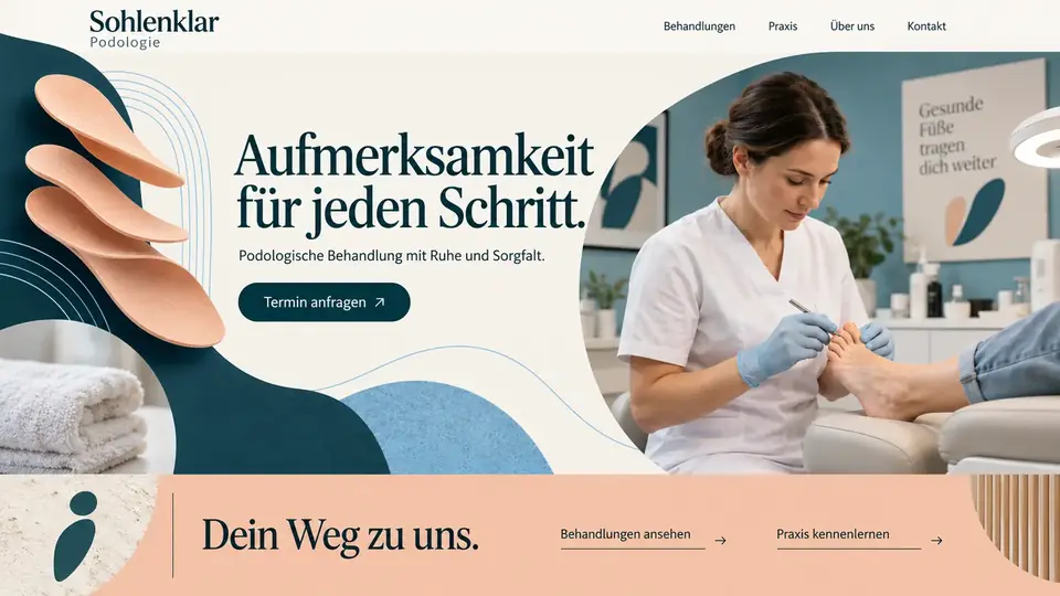 Design-Idee Podologie