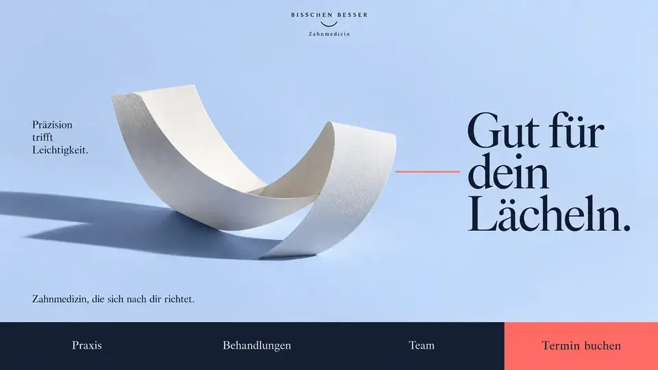 Design-Idee Zahnarztpraxis