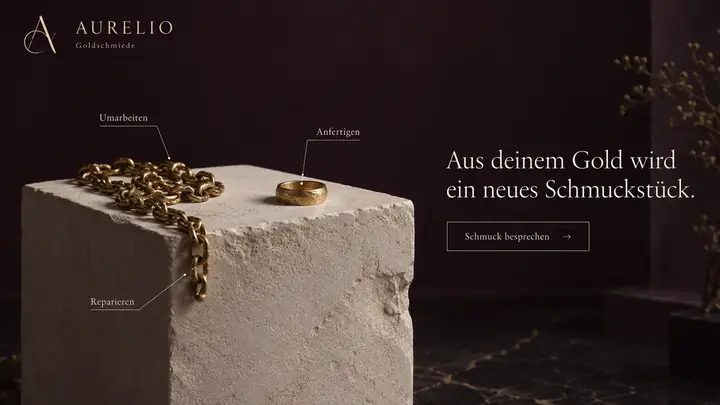 Design-Idee Goldschmied