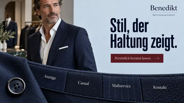 Design-Idee Herrenausstatter
