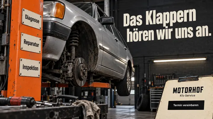Design-Idee Kfz-Werkstatt