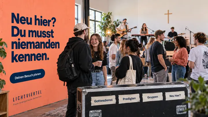 Design-Idee Freikirche