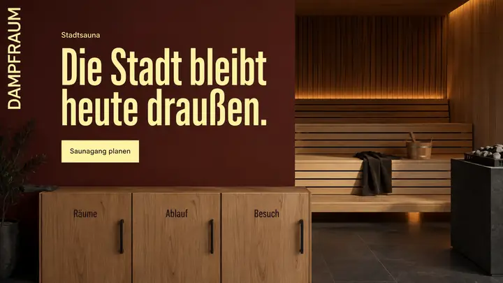 Design-Idee Sauna