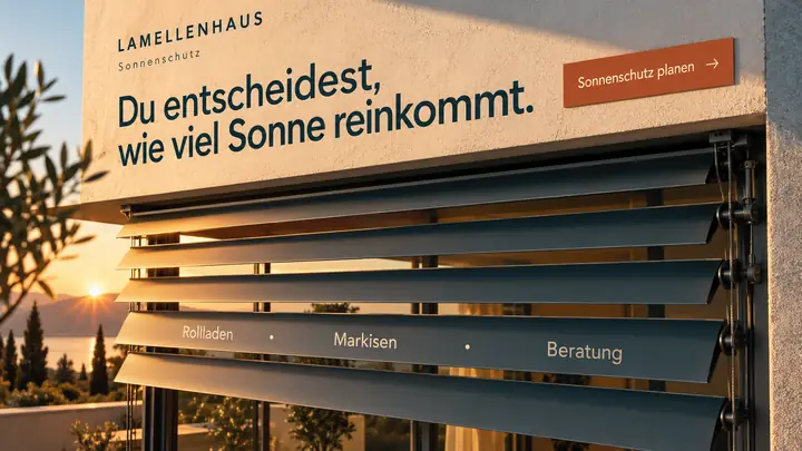 Design-Idee Sonnenschutz