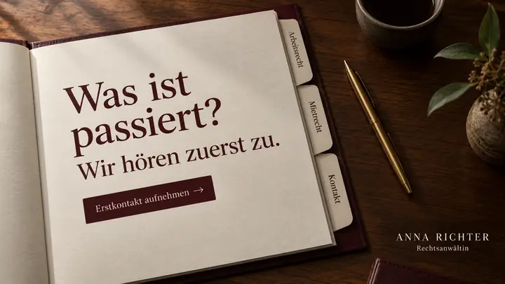 Design-Idee Rechtsanwältin