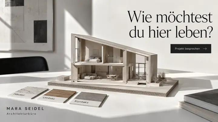 Design-Idee Architekturbüro