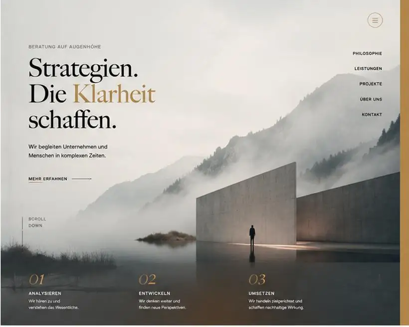 Design-Idee Unternehmensberatung