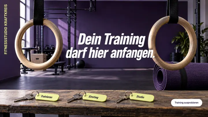 Design-Idee Fitnessstudio