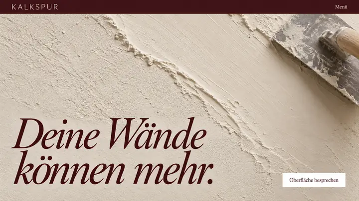 Design-Idee Gipser