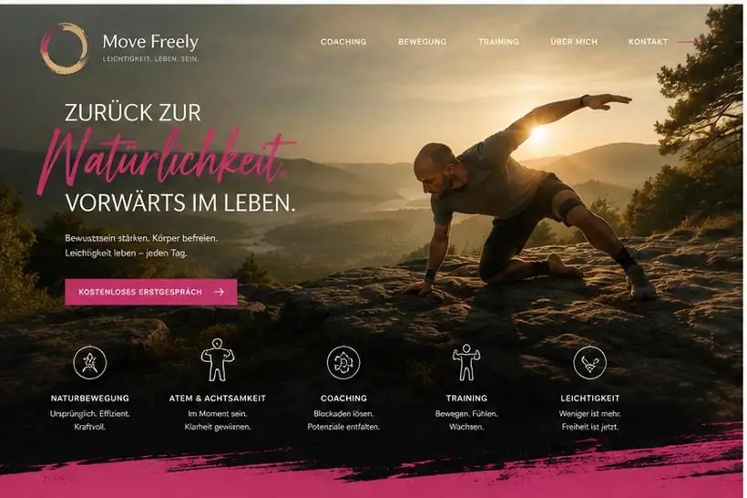 Design-Idee Bewegungscoaching