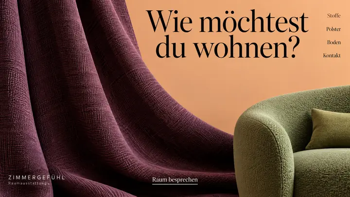 Design-Idee Raumausstatter