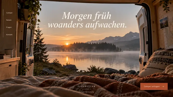 Design-Idee Camper-Vermietung