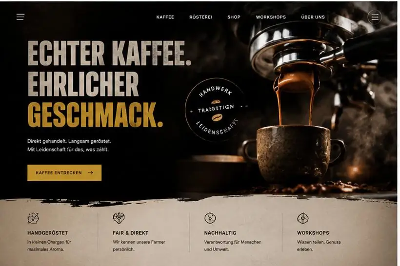 Design-Idee Espressobar