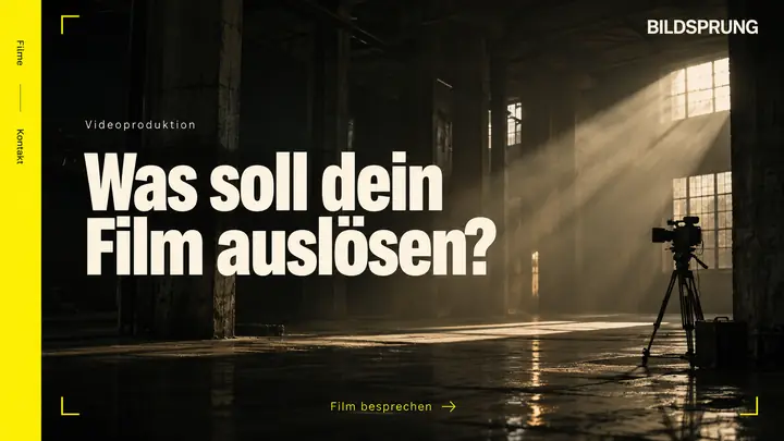 Design-Idee Videoproduktion