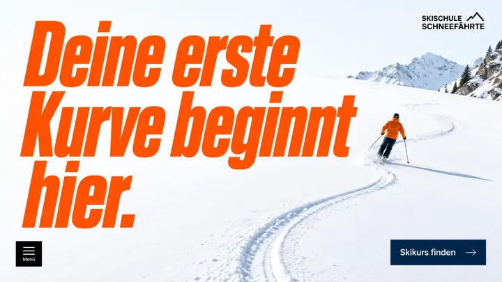 Design-Idee Skischule