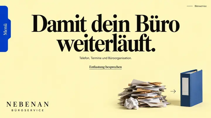 Design-Idee Büroservice