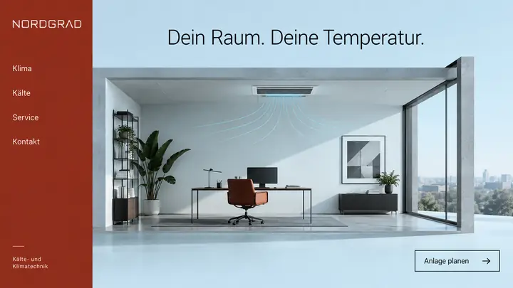 Design-Idee Klimatechnik