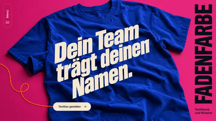 Design-Idee Textildruck