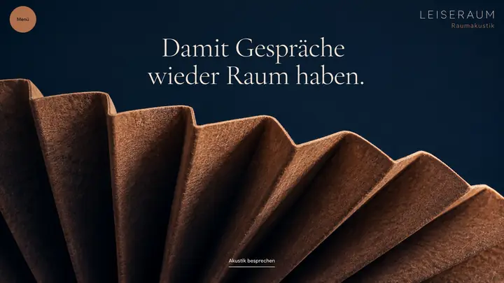 Design-Idee Raumakustik
