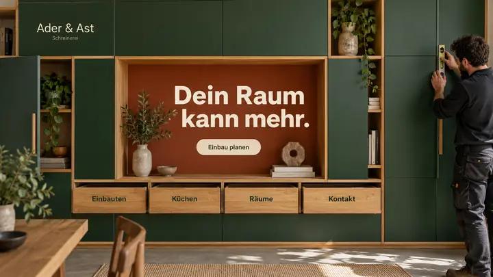 Design-Idee Schreinerei