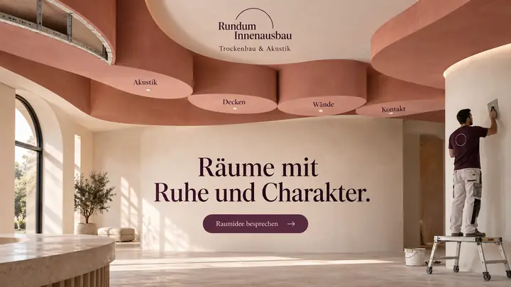 Design-Idee Trockenbau