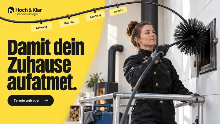 Design-Idee Schornsteinfeger