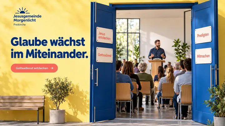 Design-Idee Freikirche