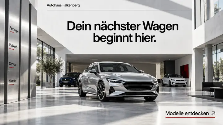 Design-Idee Autohaus