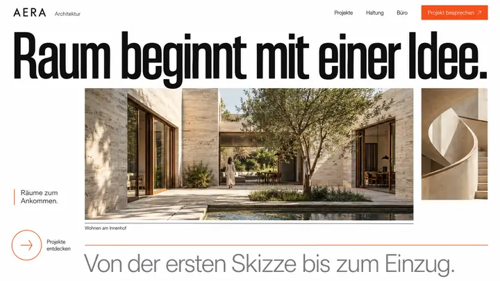 Design-Idee Architekturbüro