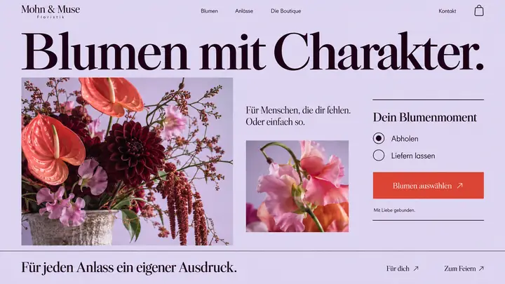 Design-Idee Floristik