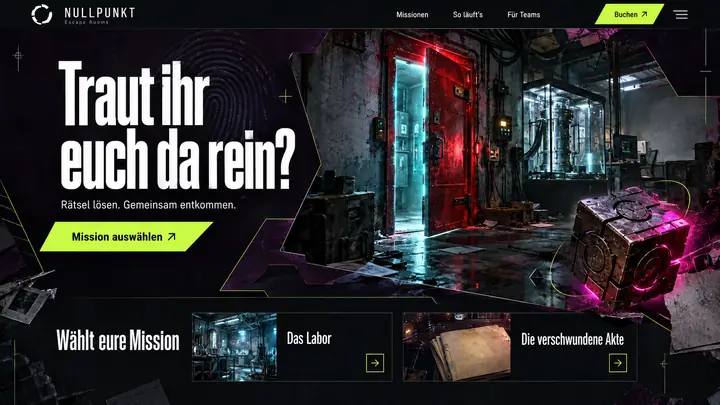 Design-Idee Escape Room