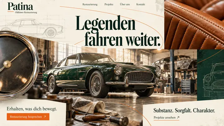 Design-Idee Oldtimer