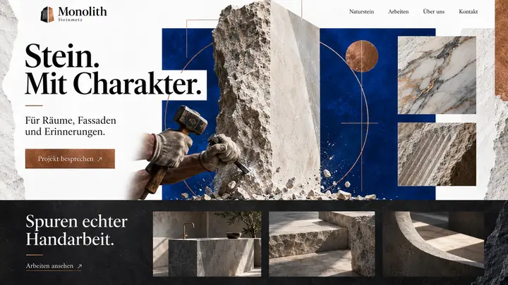 Design-Idee Steinmetz