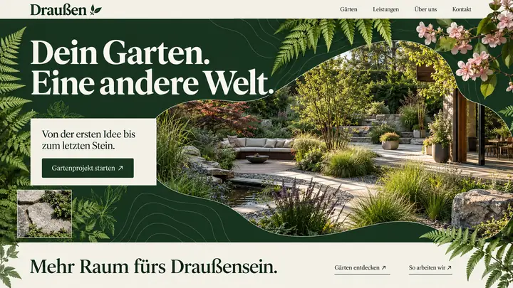 Design-Idee Garten und Landschaft