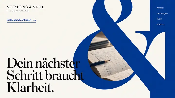 Design-Idee Steuerkanzlei
