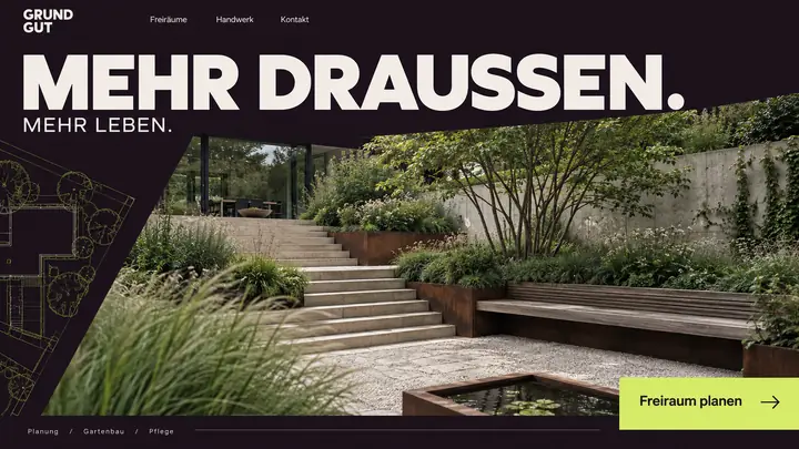 Design-Idee Garten und Landschaft