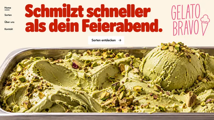 Design-Idee Eisdiele