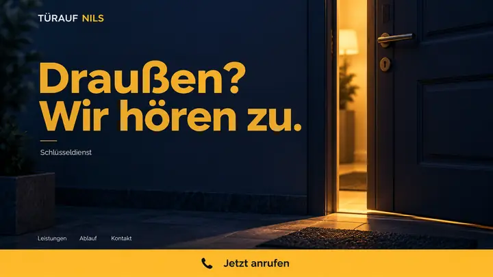 Design-Idee Schlüsseldienst