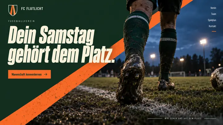Design-Idee Fussballverein