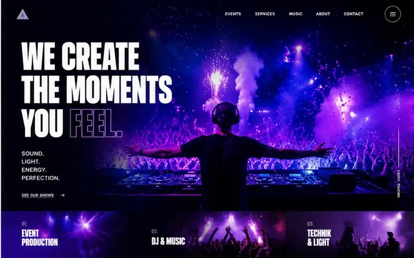 Design-Idee Eventservice