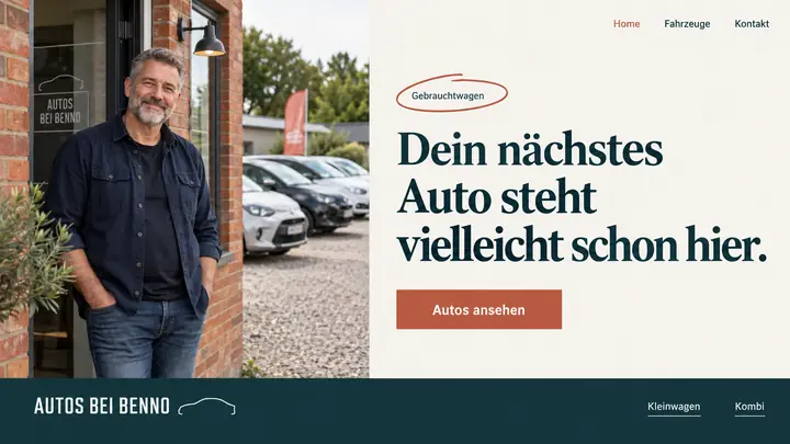 Design-Idee Gebrauchtwagen