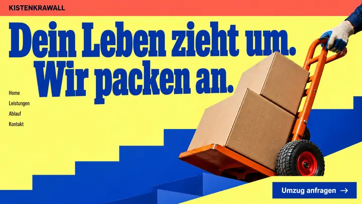 Design-Idee Umzüge