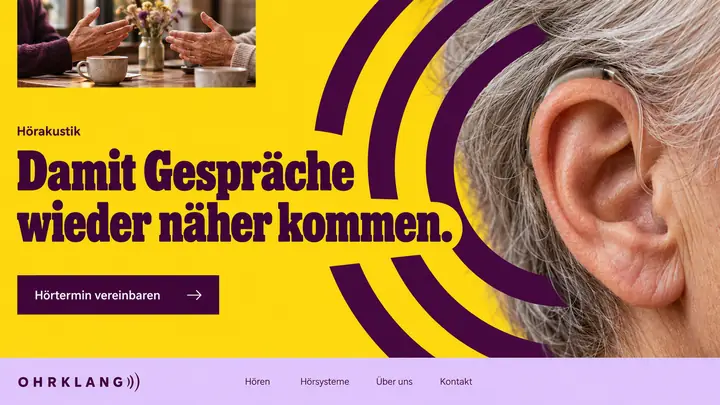 Design-Idee Hörakustik