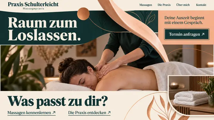 Design-Idee Massagepraxis