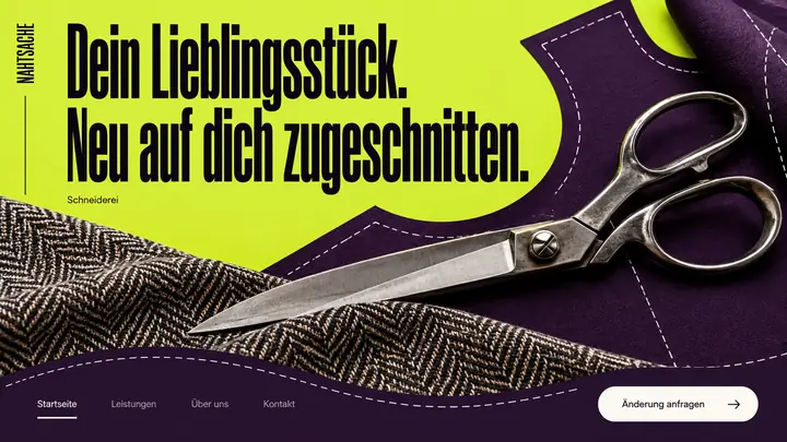 Design-Idee Schneiderei
