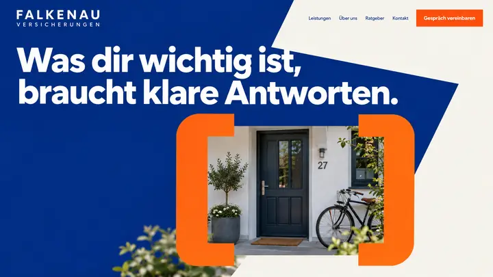Design-Idee Versicherungsmakler