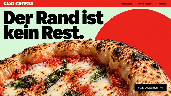 Design-Idee Pizzeria