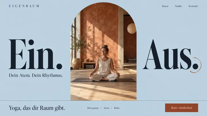 Design-Idee Yogastudio